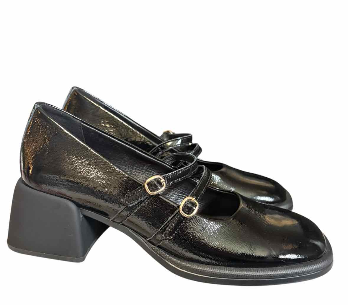 VAGABOND●ストラップパンプス サイズ39 レザー ブラック Vagabond Black Size 39 Shoes – Swap Boutique
