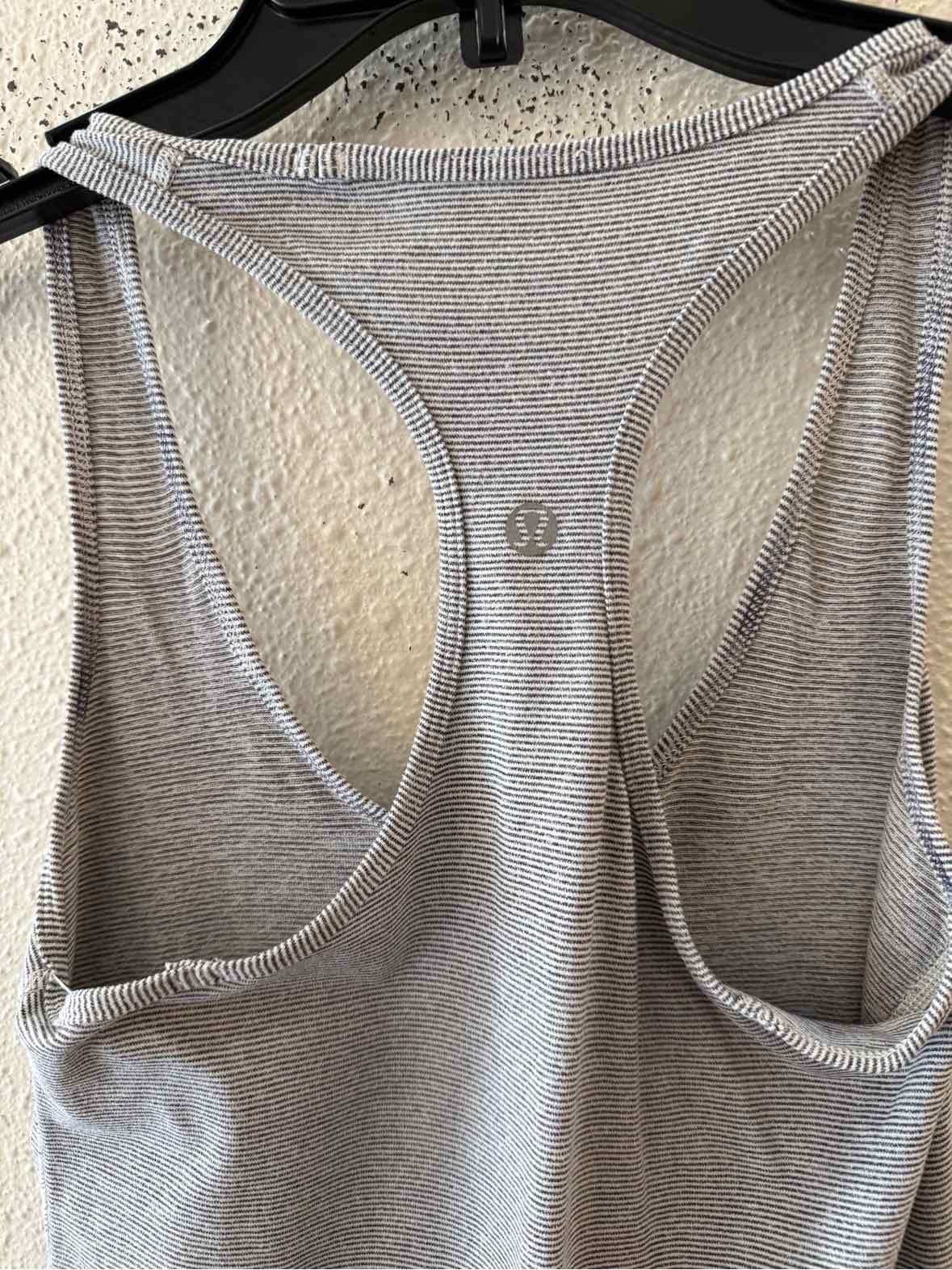 Lululemon Black & White Size No Label Tank Top