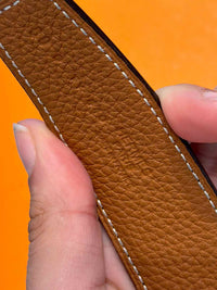 Hermes black and brown Belt