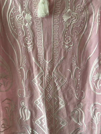Gretchen Scott Light Pink and White Size M Tunic