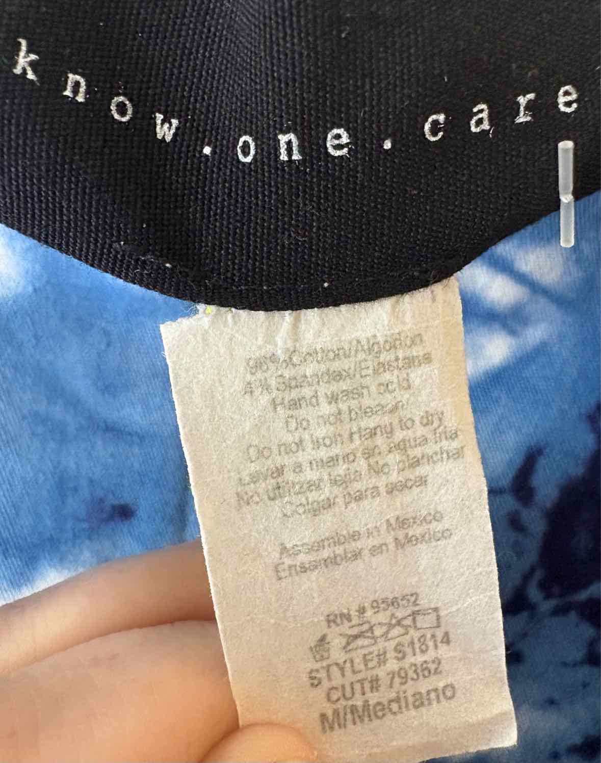 know.one.cares Blue Multi Size M Skirt
