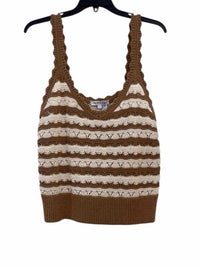 Veronica Beard Brown and Beige Size L Tank Top