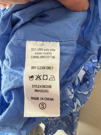 j.marie Blue and White Size S Dress