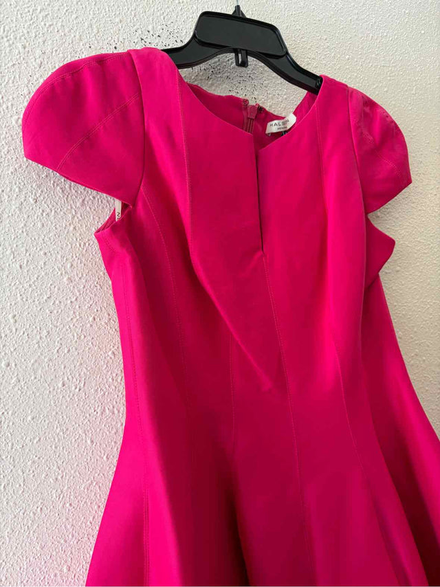 Halston Hot Pink Size 6 Dress