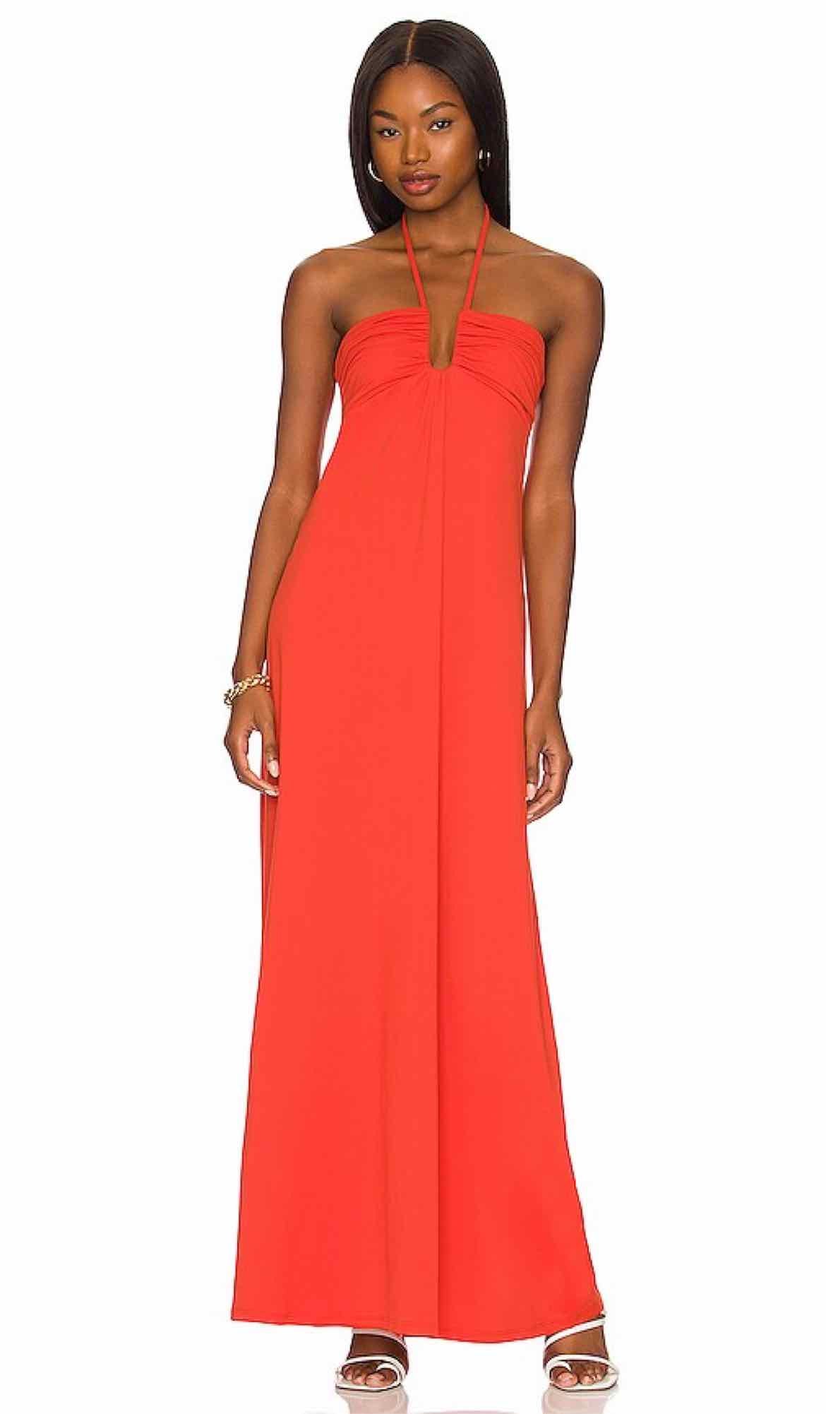Susana Monaco Orange Size L Dress