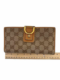 Gucci tan and beige Wallet
