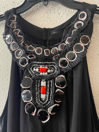 Anna Rita N Black Multi Size 46 Dress
