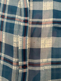 Joie Blue Plaid Size S Shirt