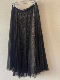 LOYD/FORD Leopard and Black Size 8 Skirt