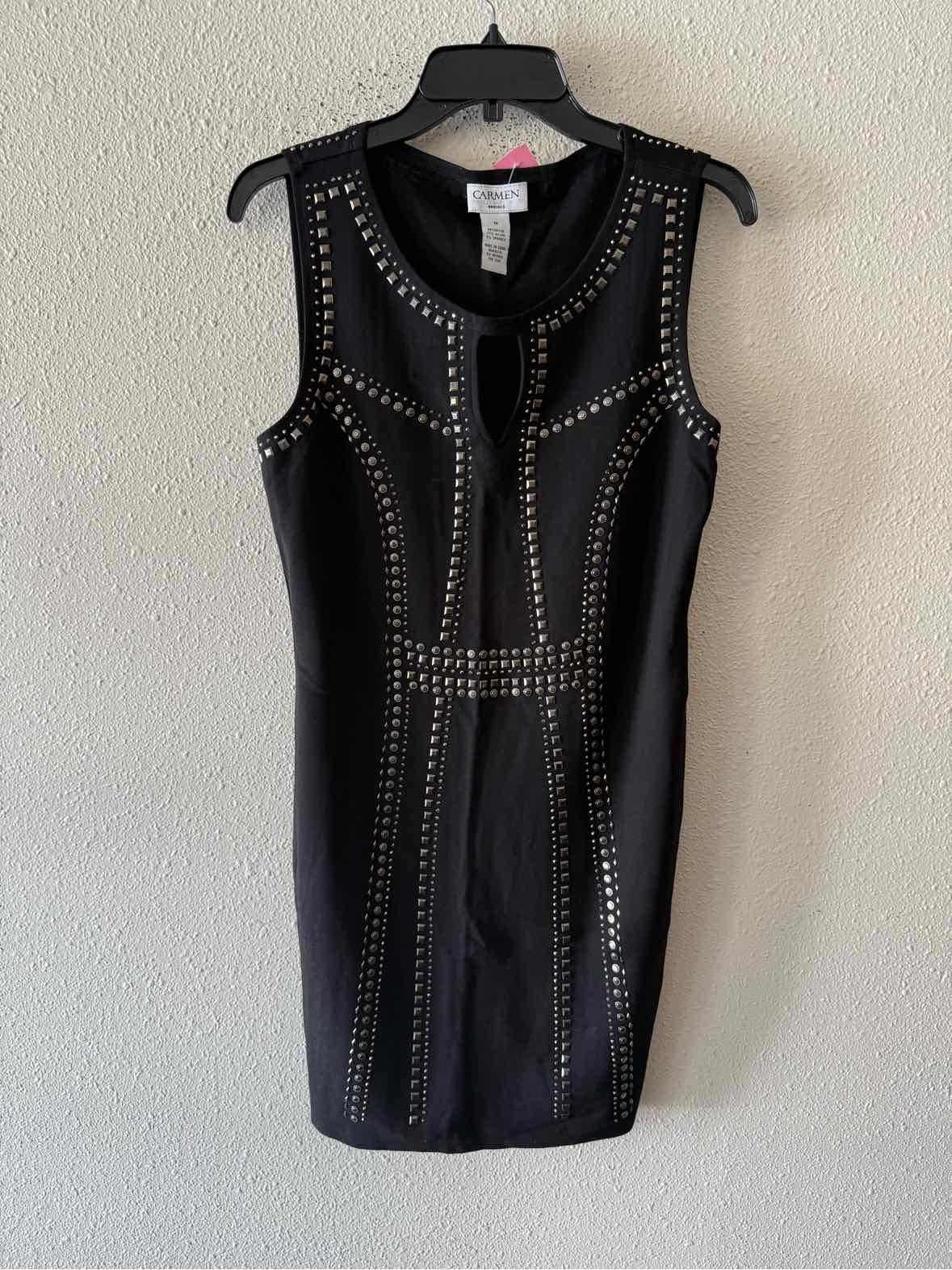 Carmen Carmen Marc Valvo Black Size M Dress