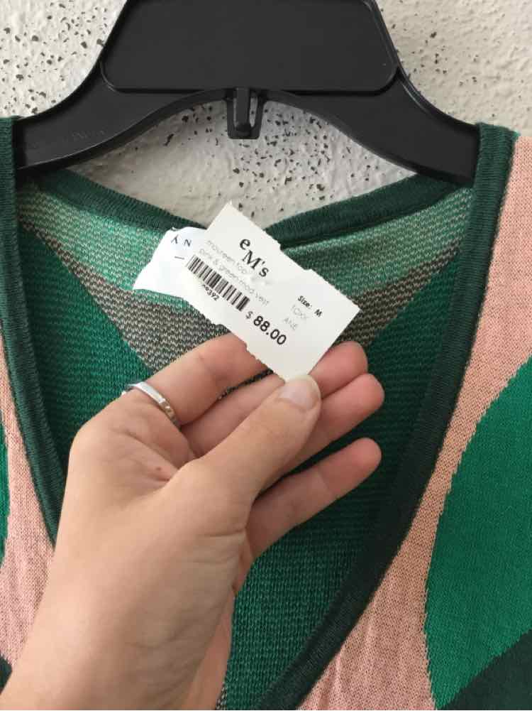 Anonyme Green and Pink Size M Shirt