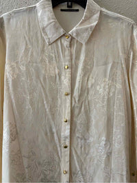 T Tahari Ivory Size L Shirt
