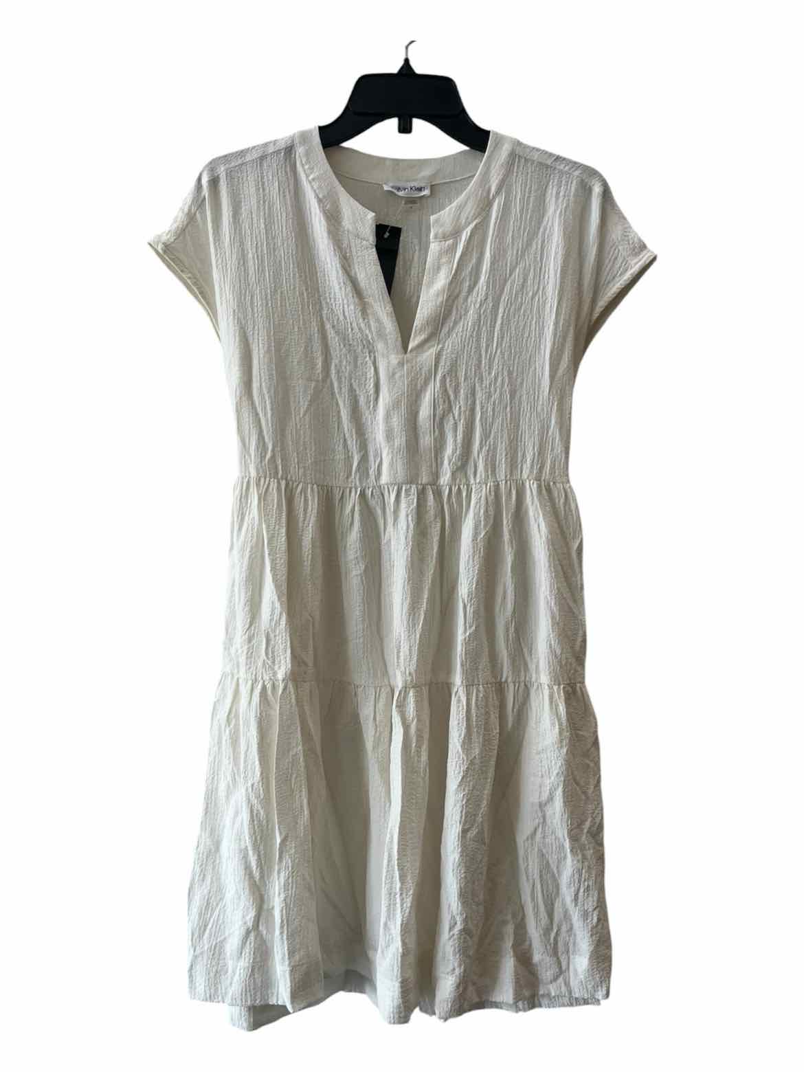 Calvin Klein White Size 4 Dress