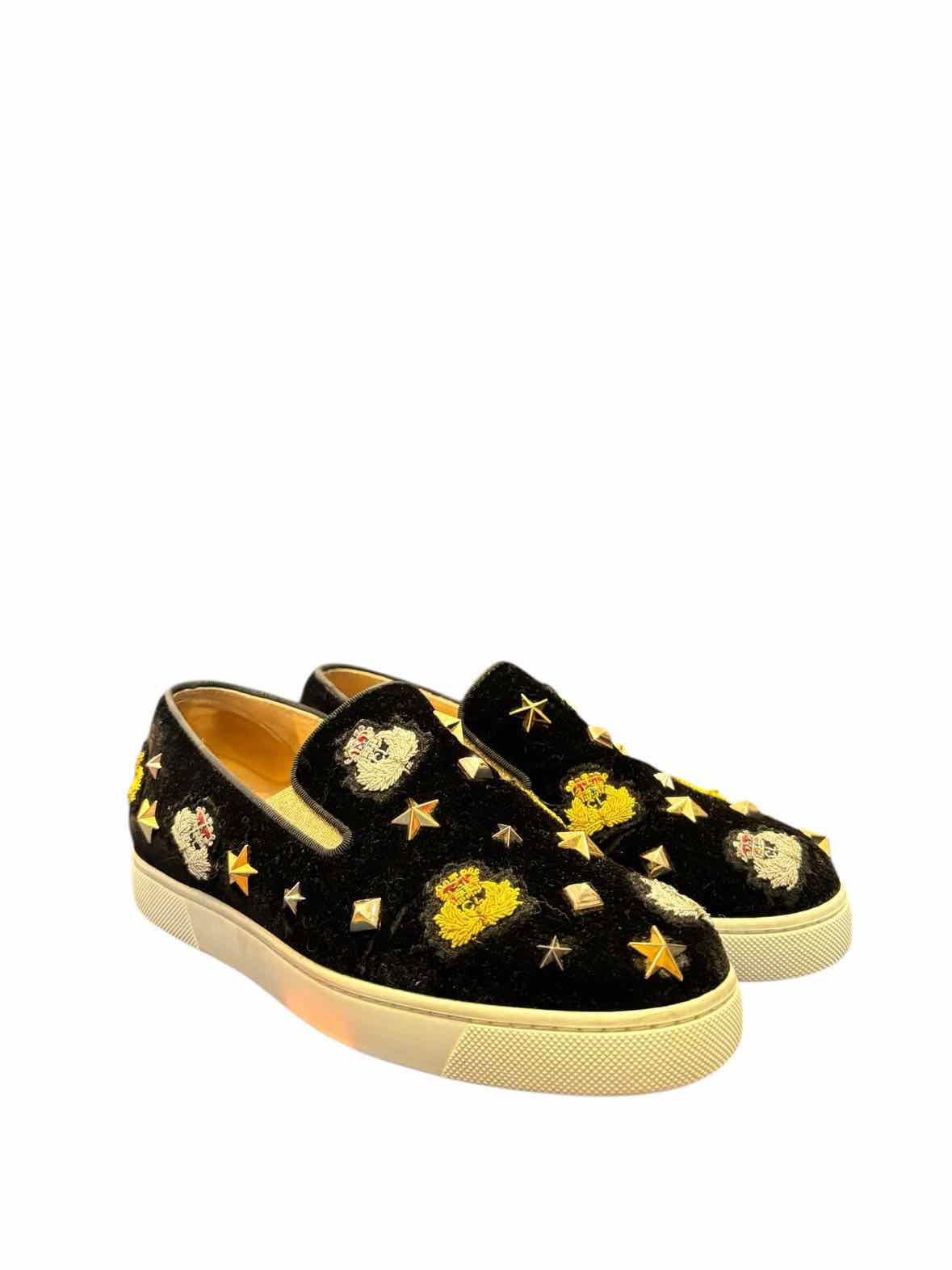 Christian Louboutin Black Multi Size 35 Shoes