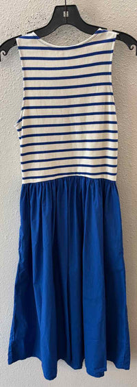 AVARA Blue and White Size M Dress