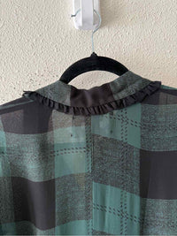 Reformation Green and black Size 4 Dress