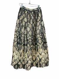 ULLA JOHNSON Navy and Beige Size 4 Skirt