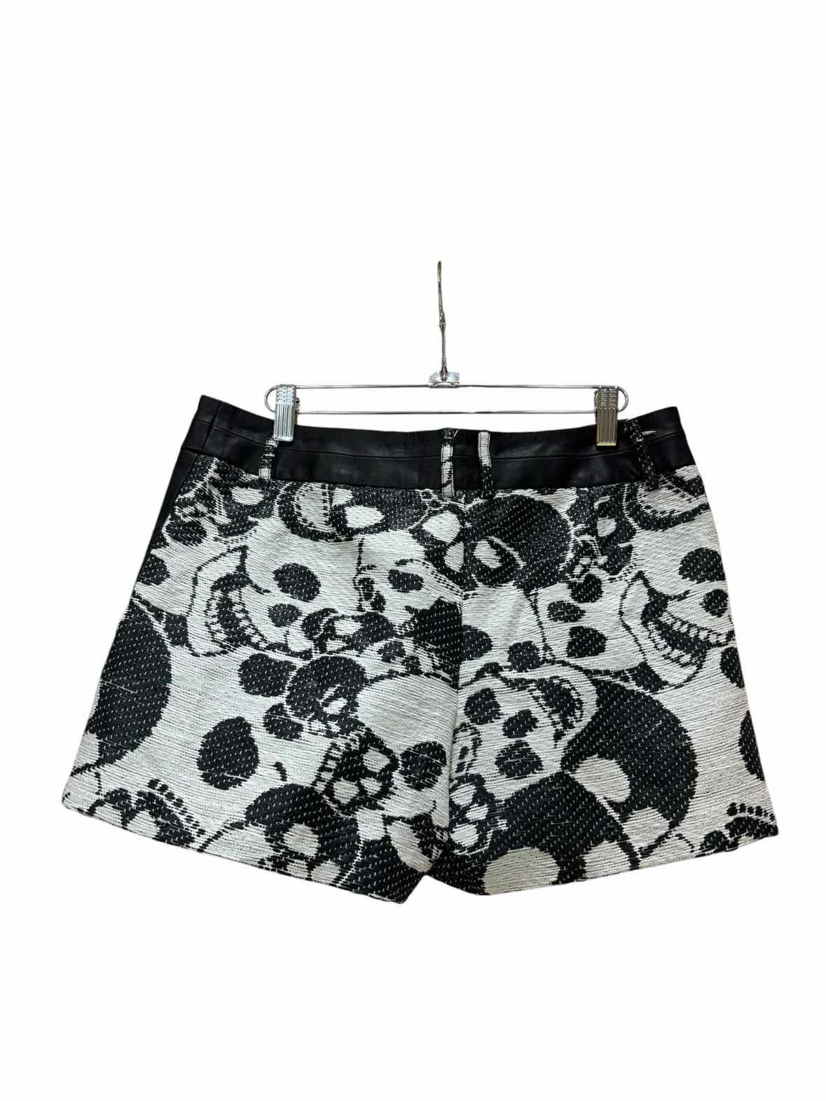 Milly White & Black Size 6 Shorts