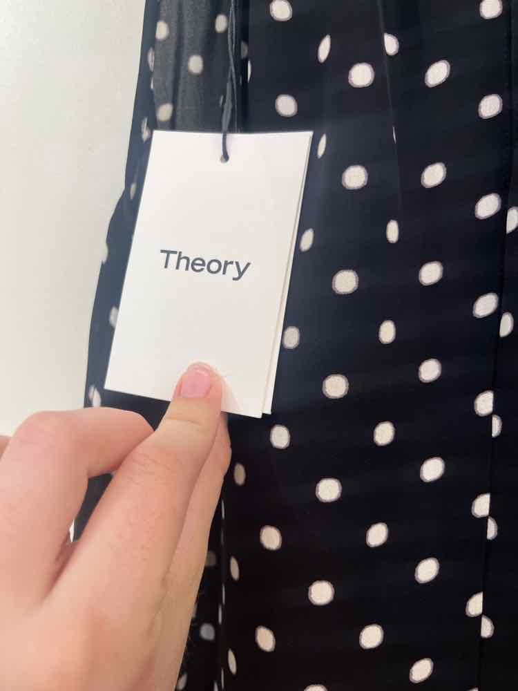 Theory Black and white Size 2 Dress