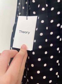 Theory Black and white Size 2 Dress