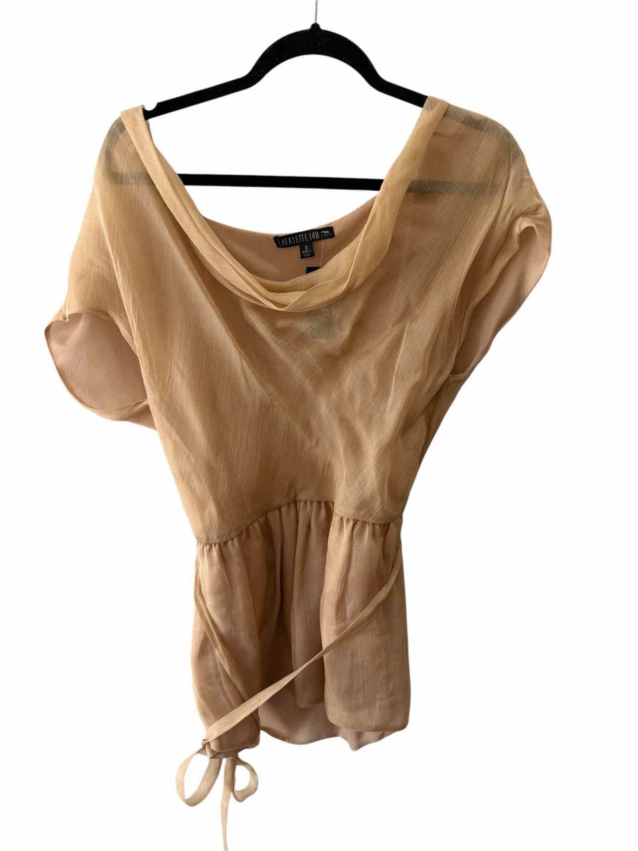 Lafayette 148 Gold Size 12 Shirt