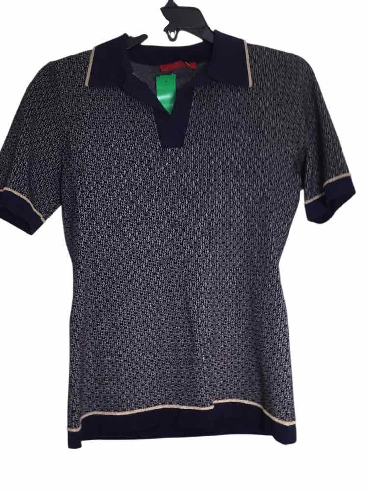 Carolina Herrera Navy Blue Size XS Shirt
