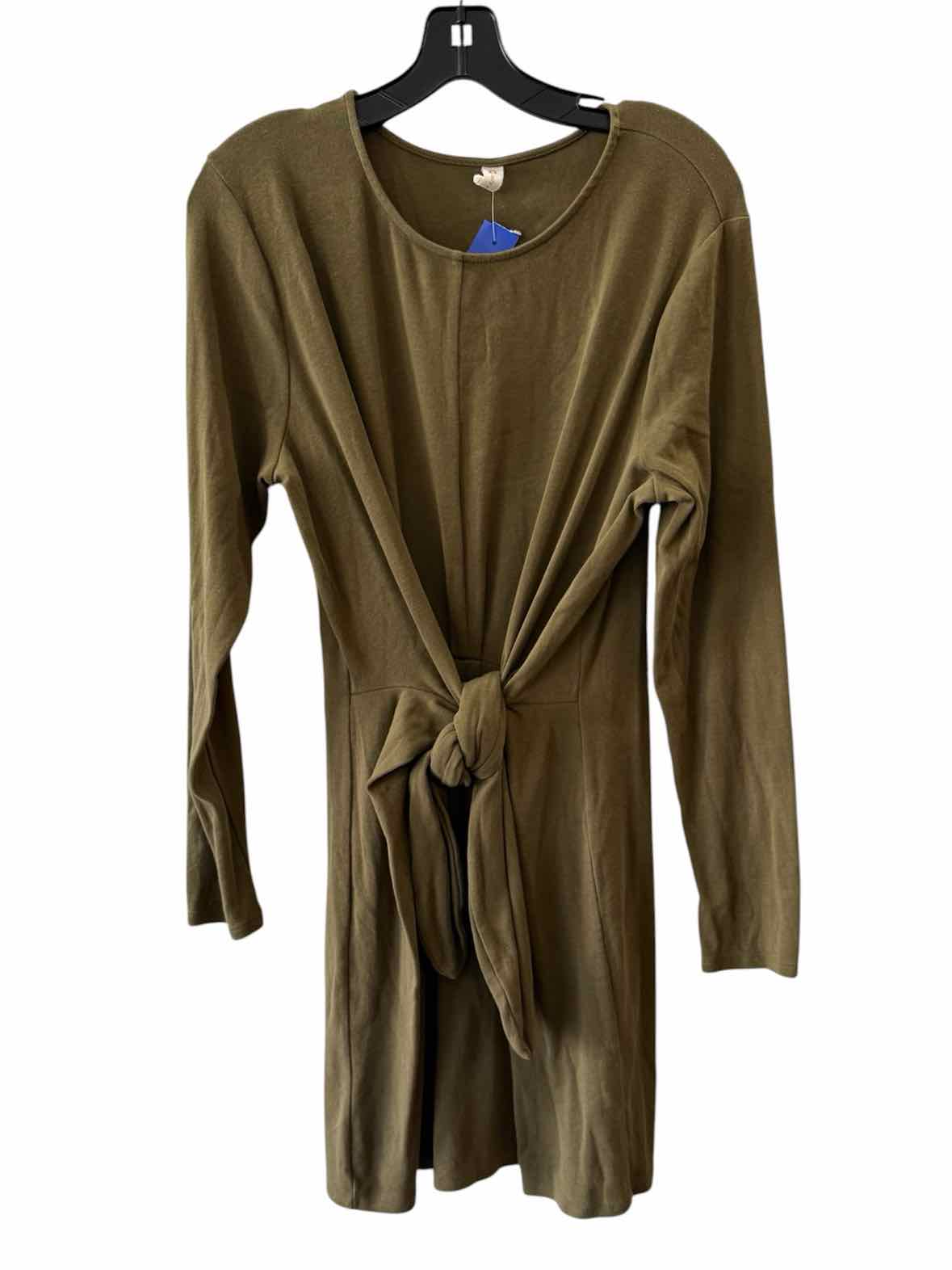 Daily Practice by Anthropologie Olive Green Size XL Dress