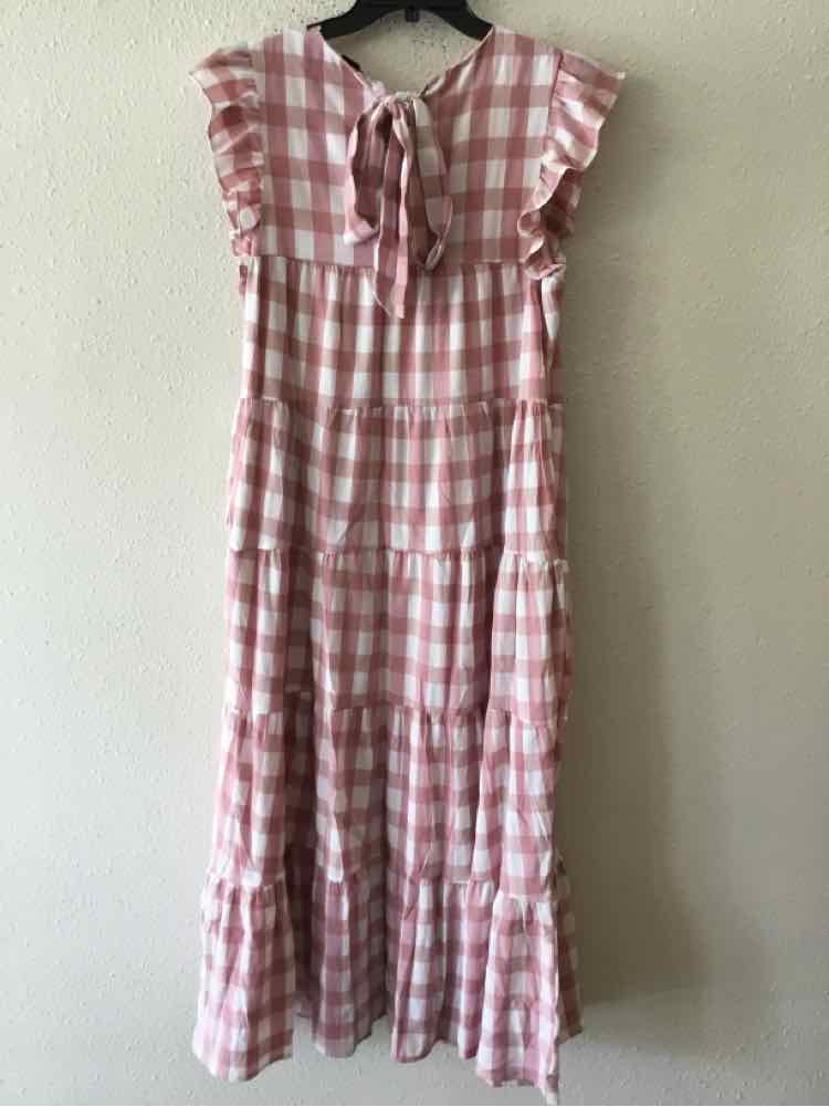 English Factory Pink and White Size M Dress