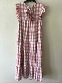 English Factory Pink and White Size M Dress