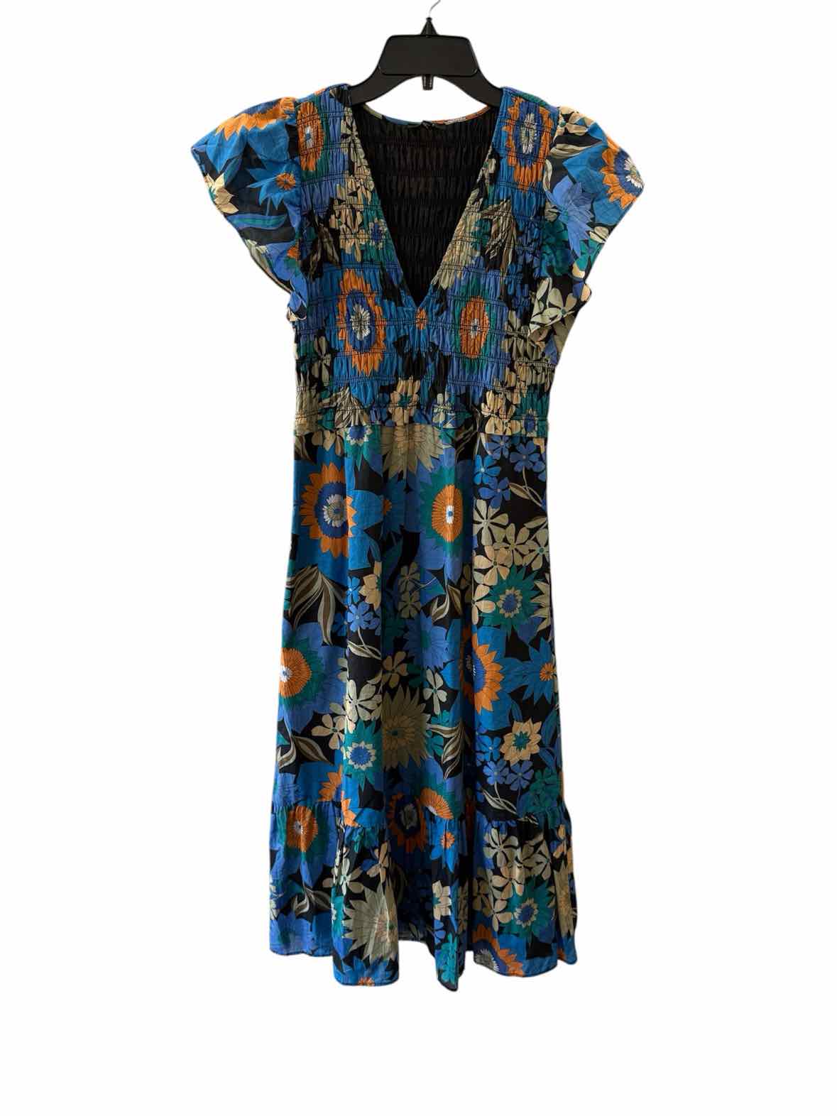 Rails Blue and Black Size S Dress