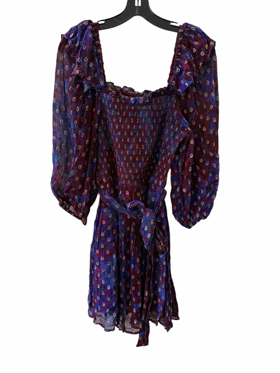 cleobella Burgundy and blue Size M Dress