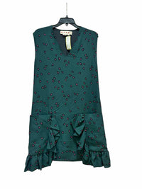 Marni Deep Green/Pink Size 40 Dress