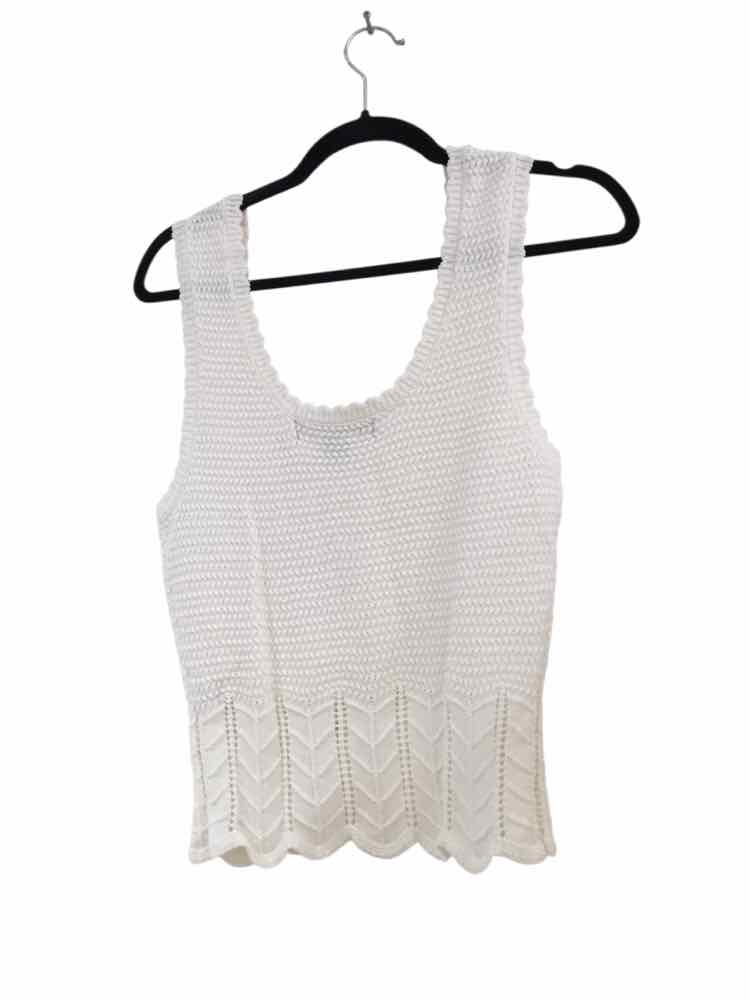 French Connection Off White Size M Shirt