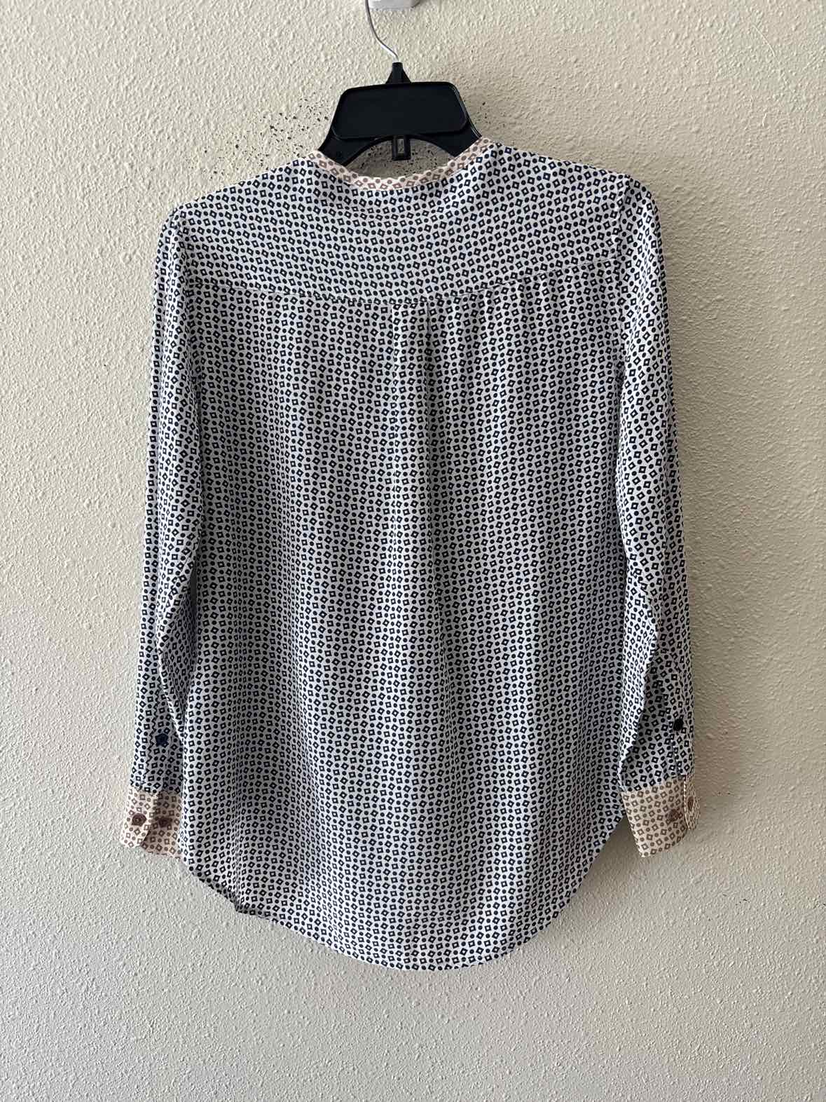Equipment Femme White Multi Size XS Shirt