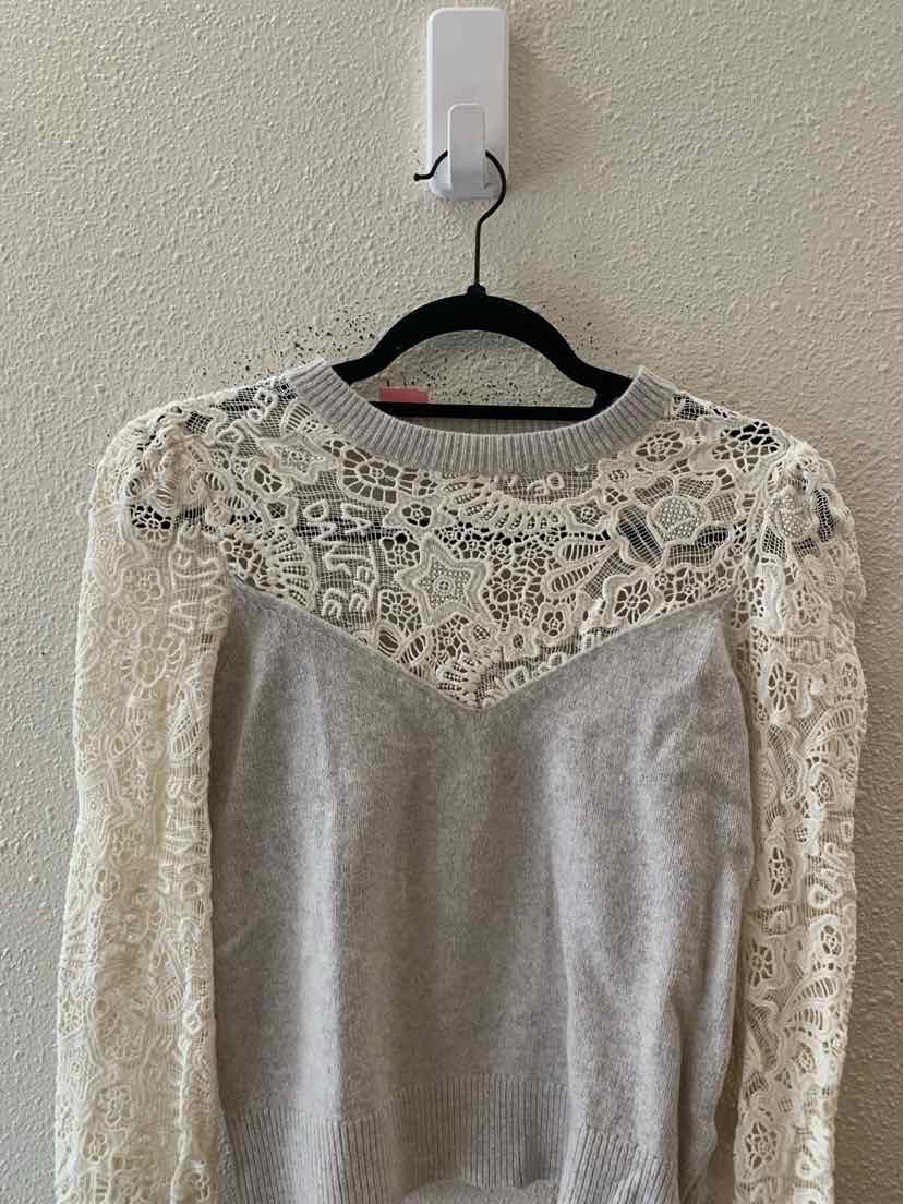 Rebecca Taylor Grey and white Size S Sweater
