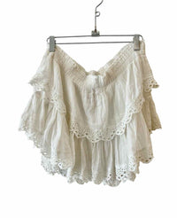 Love Shack Fancy White Size 1 Skirt