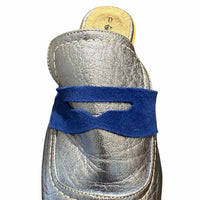 Dolce Metallic Blue Size 37 Shoes