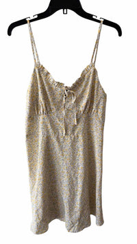 Cider White and Yellow Size 1X Dress
