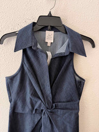 cinq a sept dark chambray Size 6 Dress
