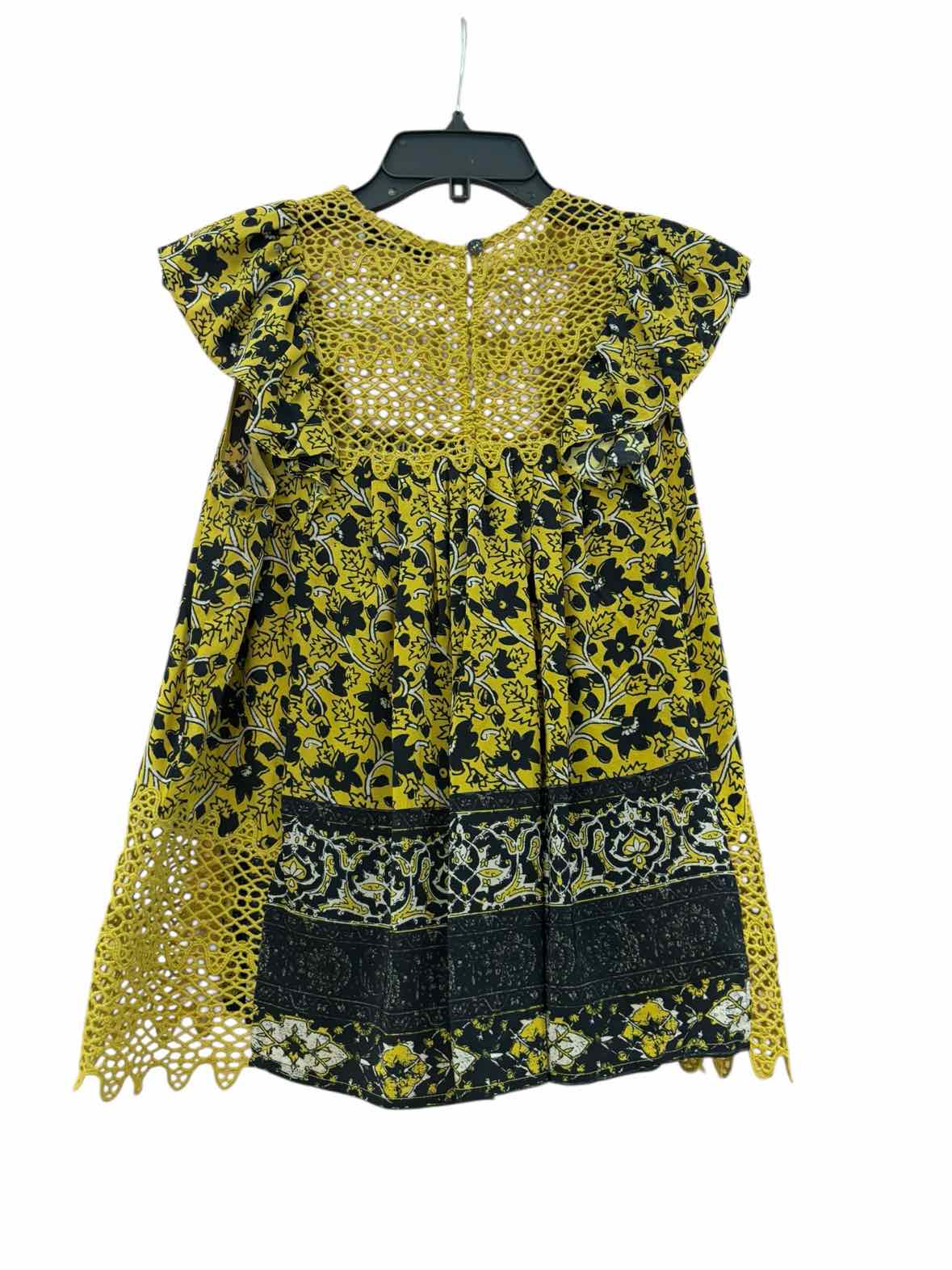 sea Black/Yellow Size 2 Blouse