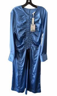 Ganni Blue and Black Size 42 Dress