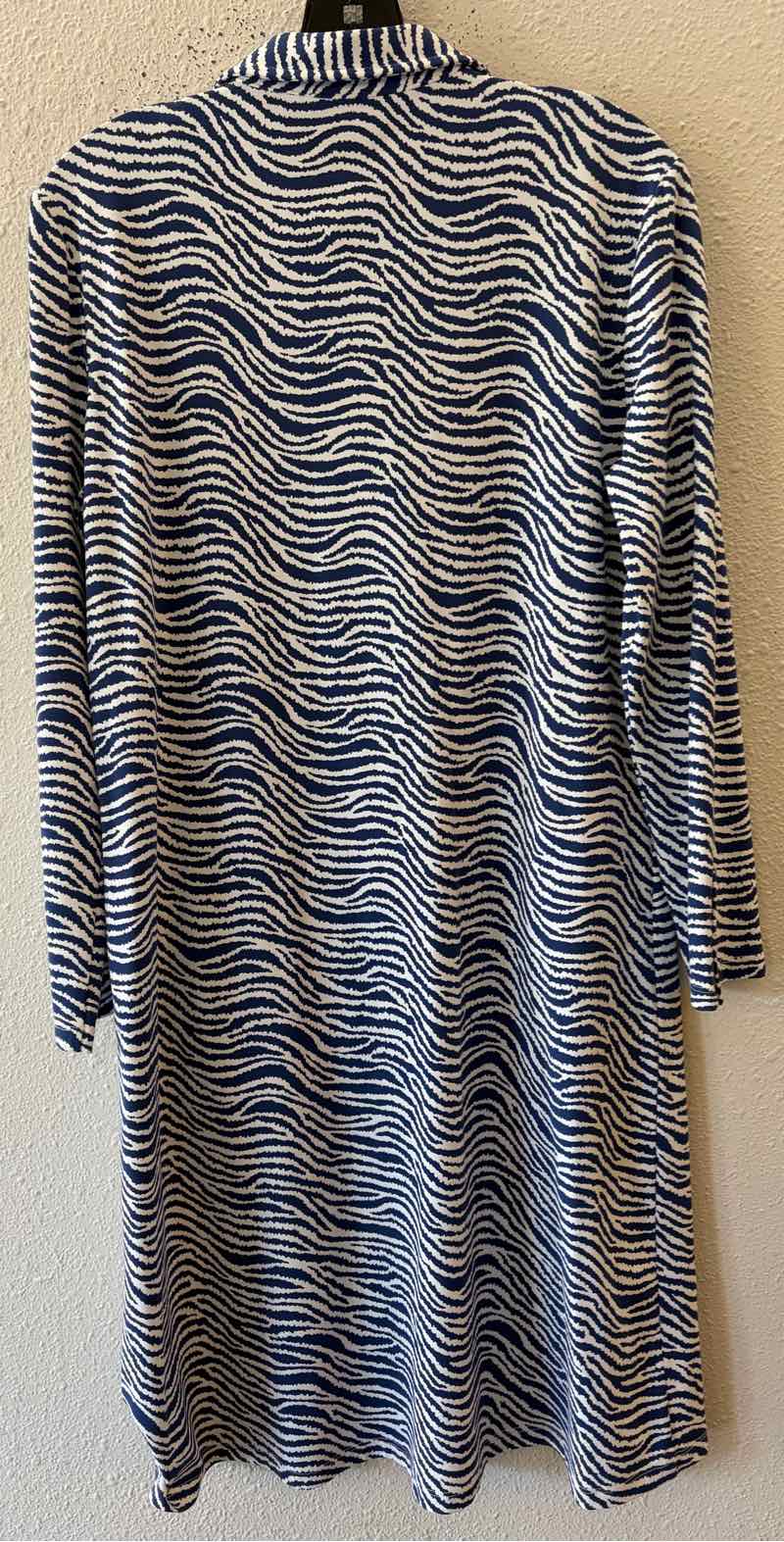 J. McLaughlin Navy and White Size L Dress