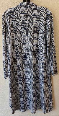 J. McLaughlin Navy and White Size L Dress