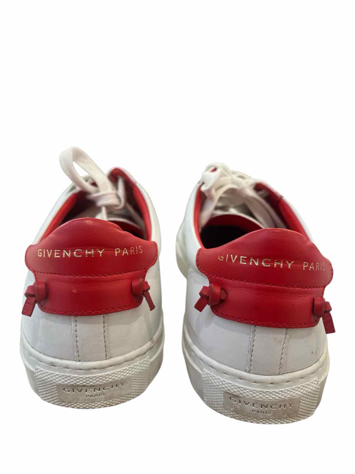 Givenchy White and REd Size 37 Sneakers – Swap Boutique