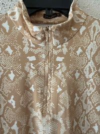J McLaughlin Tan and White Size M Shirt