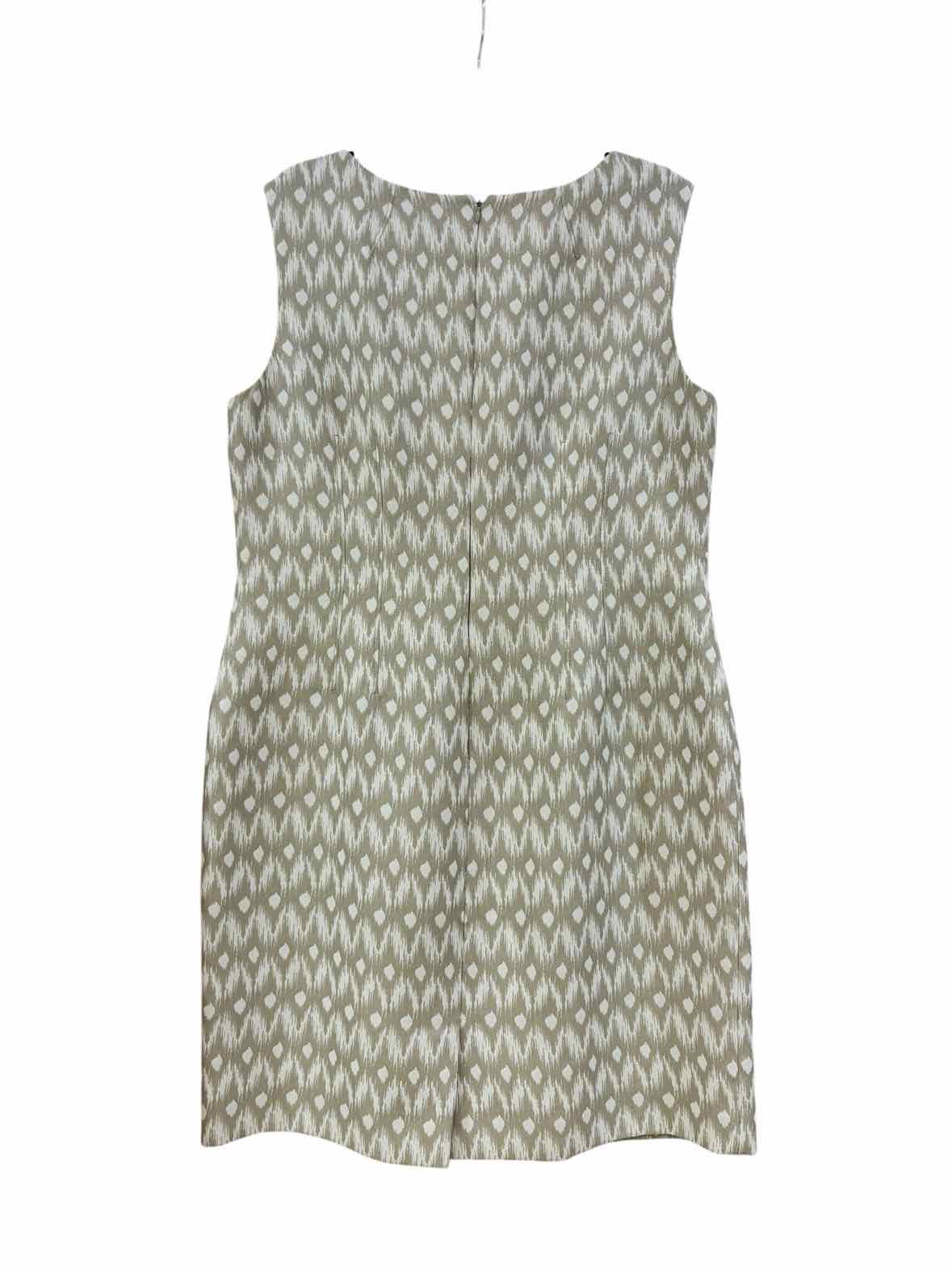 Alex Marie Beige and White Size 16 Dress