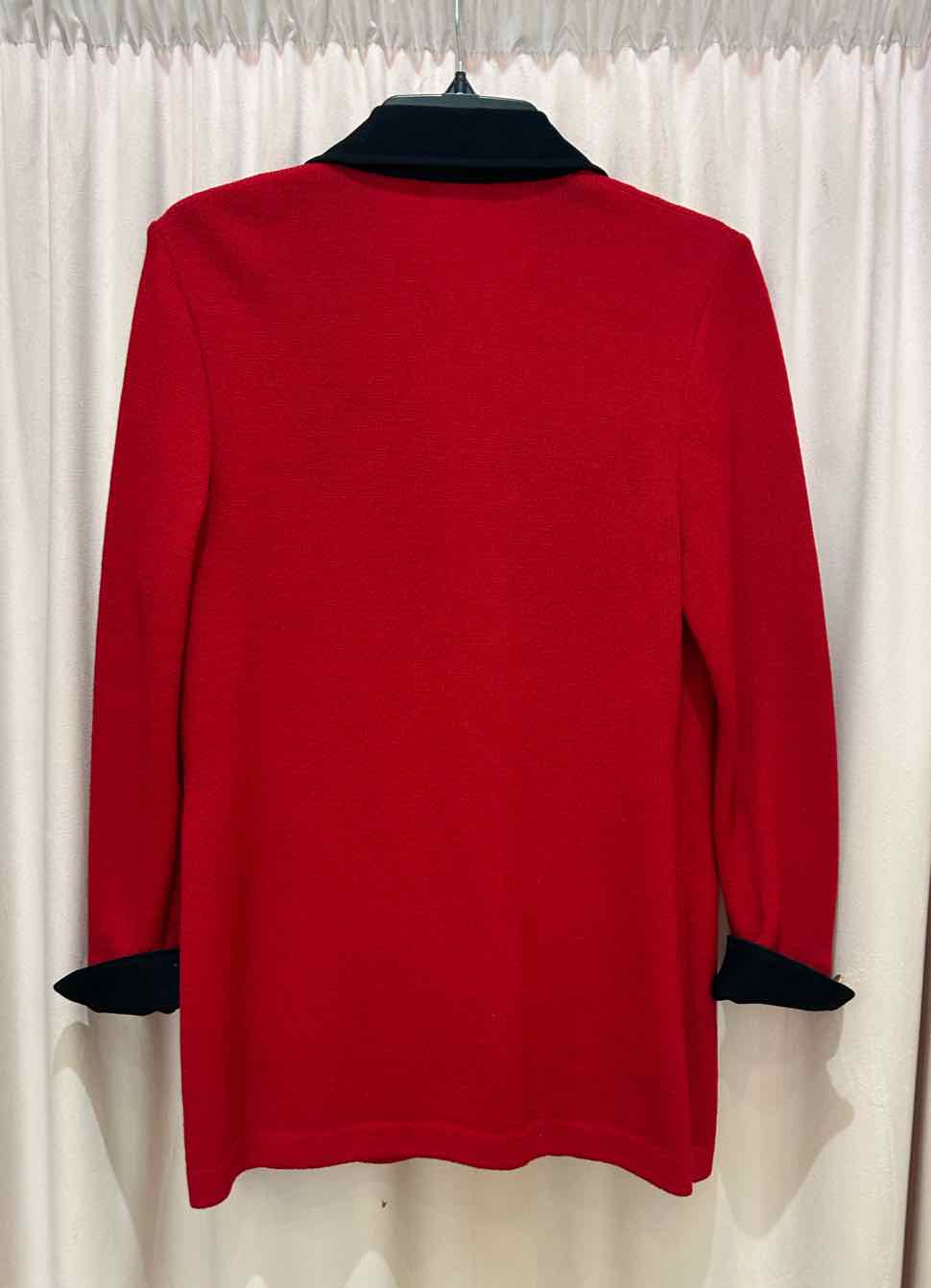 st john Red and Black Size 2 Blazer