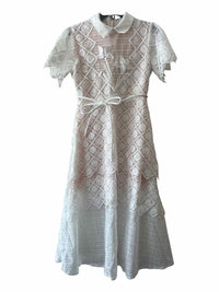 Miss Rosier white and nude Size L Dress