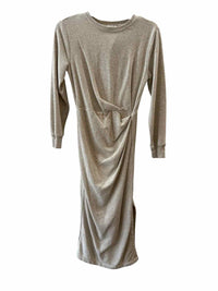 LOFT Petites Heathered Cream Size SP Dress