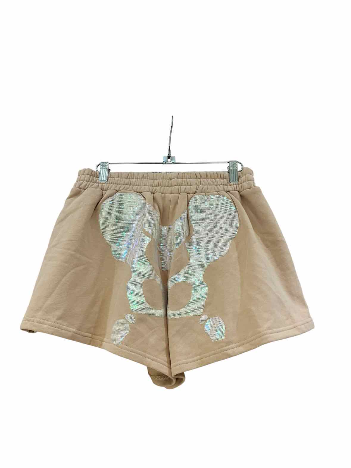 Queen of Sparkles Nude Size S Shorts